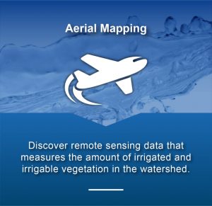 Aerial Mapping - Discover remote sensing data that measures the amount of irrigated and irrigable vegetation in the watershed.