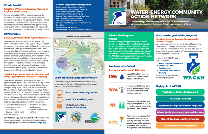 View the Water-Energy Community Action Network (WE CAN) Brochure PDF